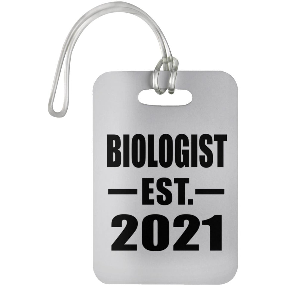 Biologist Established EST. 2021 - Luggage Bag Tag