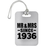 88th Anniversary Mr & Mrs Since 1936 - Luggage Bag Tag