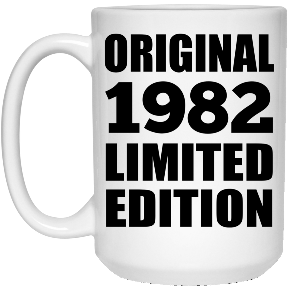 42nd Birthday Original 1982 Limited Edition - 15oz Coffee Mug
