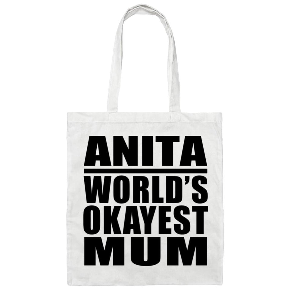 Anita World's Okayest Mum - Tote Bag White