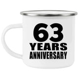 63rd Anniversary 63 Years - 12oz Camping Mug