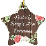 Kimberly Baby's First Christmas - Star Ornament A