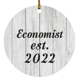 Economist Established Est. 2022 - Circle Ornament F