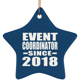 Event Coordinator Since 2018 - Star Ornament