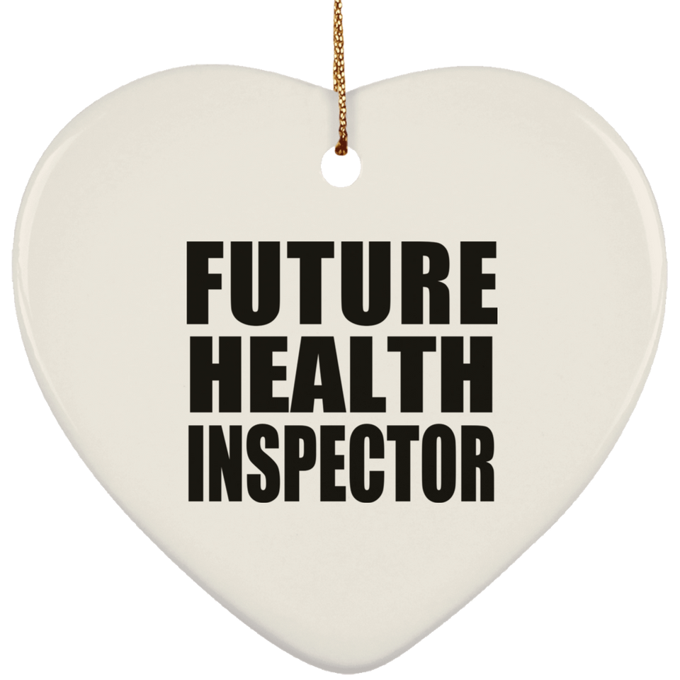 Future Health Inspector - Heart Ornament