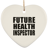 Future Health Inspector - Heart Ornament