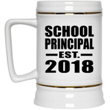 School Principal Established EST. 2018 - Beer Stein