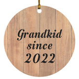 Grandkid Since 2022 - Circle Ornament C