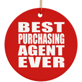 Best Purchasing Agent Ever - Circle Ornament