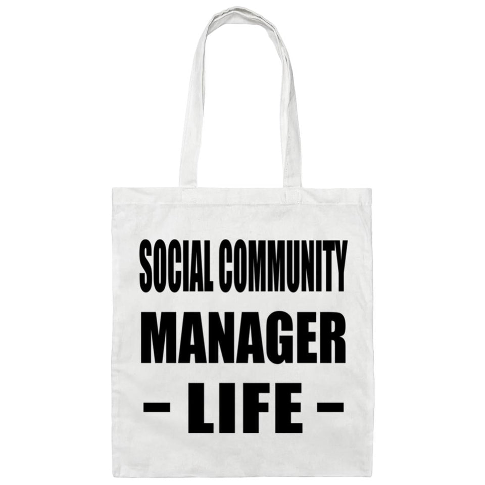 Social Community Manager Life - Tote Bag White