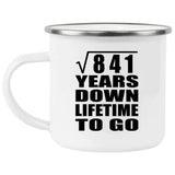 29th Anniversary Square Root of 841 Years Lifetime To Go - 12oz Camping Mug