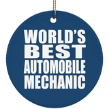 World's Best Automobile Mechanic - Circle Ornament
