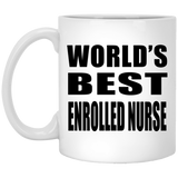 World's Best Enrolled Nurse - 11 Oz Coffee Mug