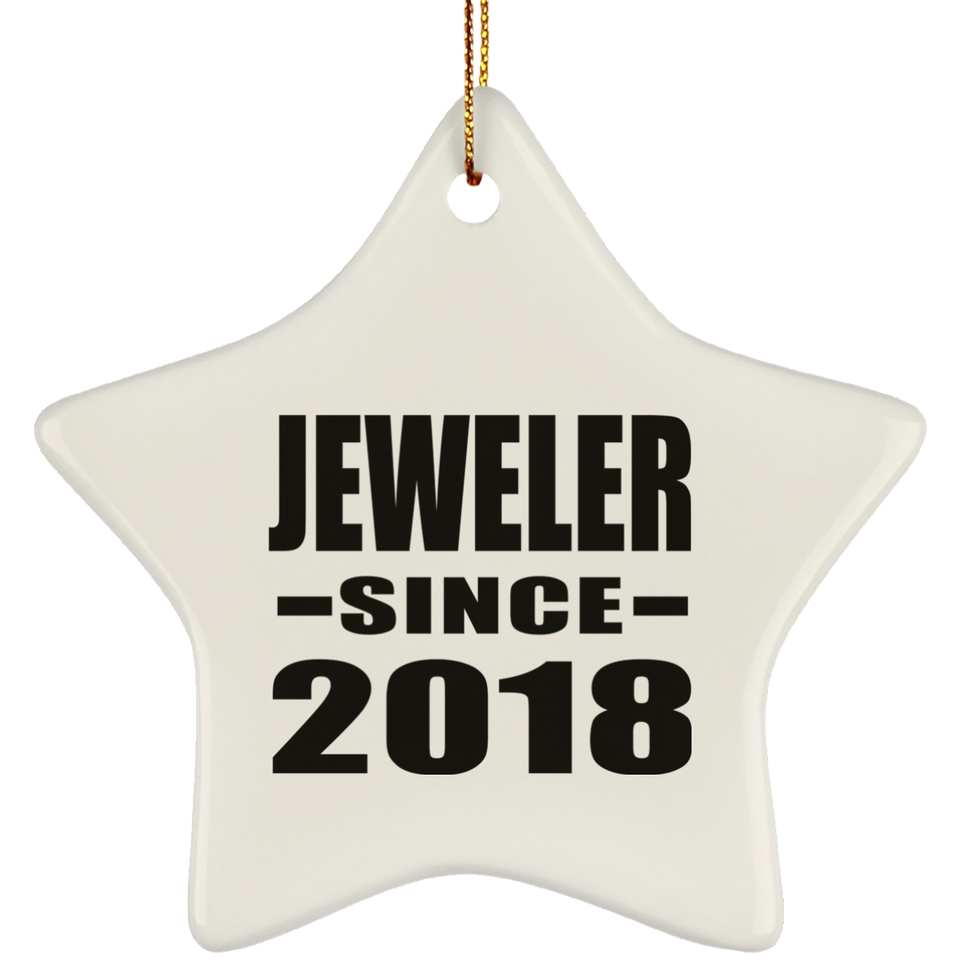 Jeweler Since 2018 - Star Ornament