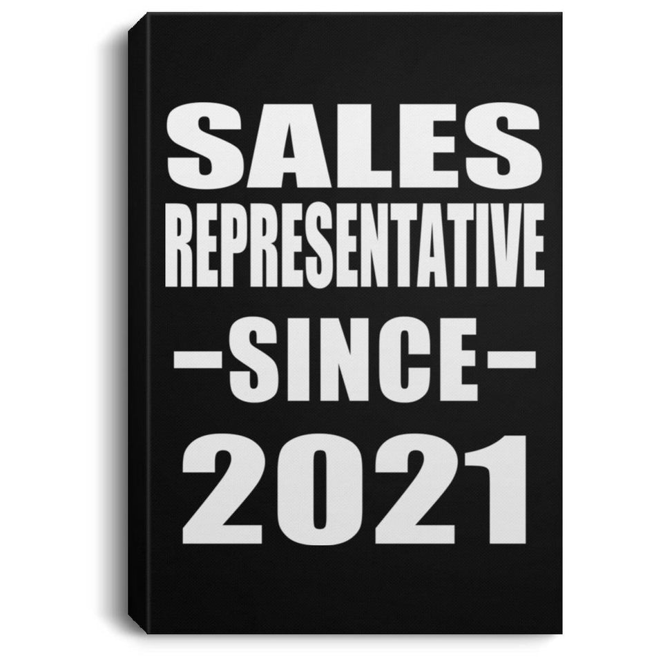 Sales Representative Since 2021 - Canvas Portrait