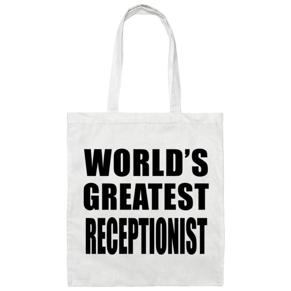World's Greatest Receptionist - Tote Bag White