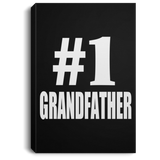 Number One #1 Grandfather - Canvas Portrait