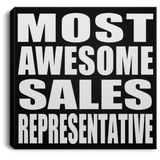 Most Awesome Sales Representative - Canvas Square