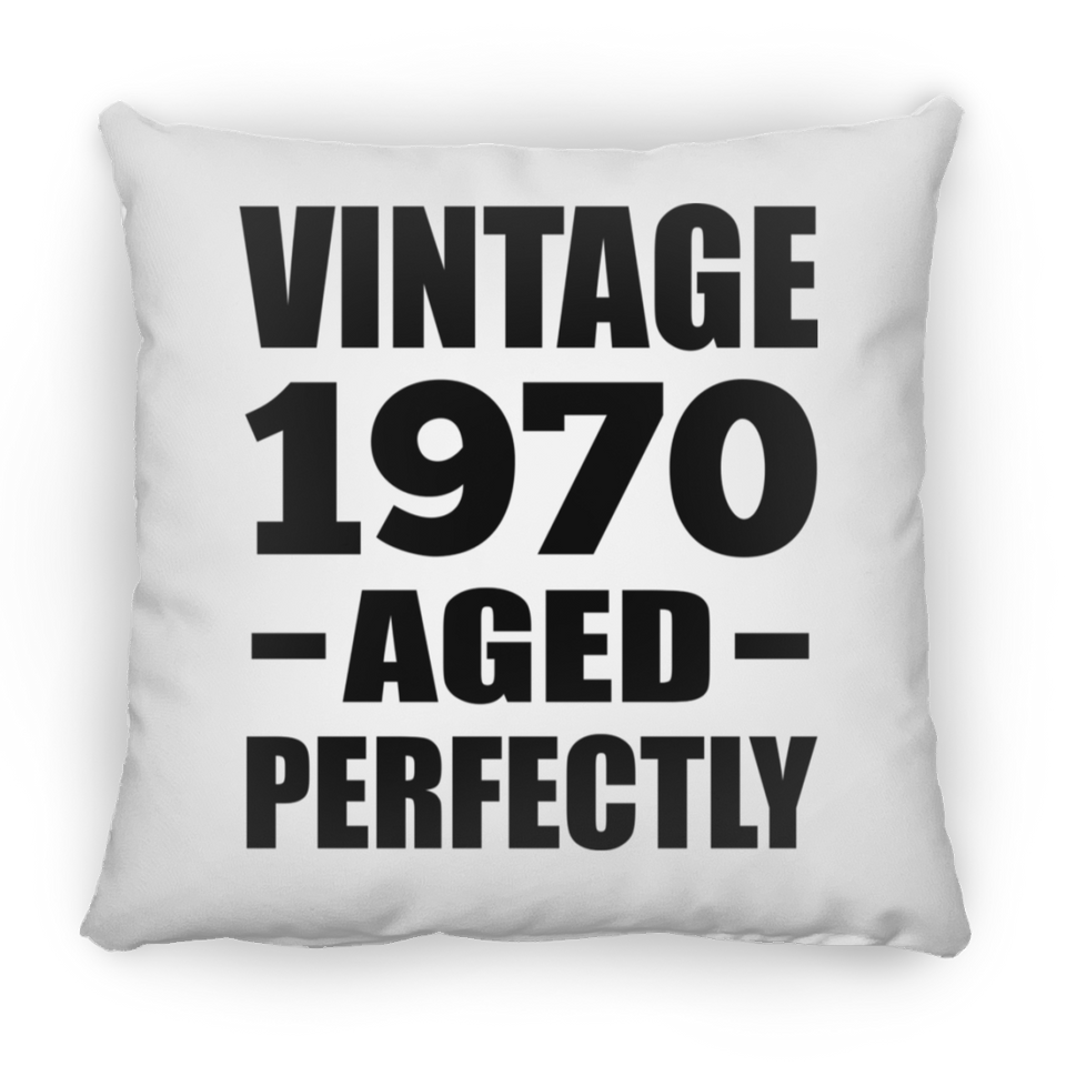 54th Birthday Vintage 1970 Aged Perfectly - Throw Pillow