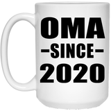 Oma Since 2020 - 15oz Coffee Mug