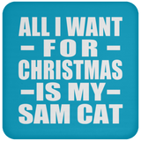 All I Want For Christmas Is My Sam Cat - Coaster