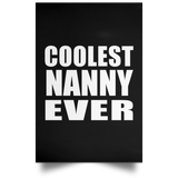 Coolest Nanny Ever - Poster Portrait