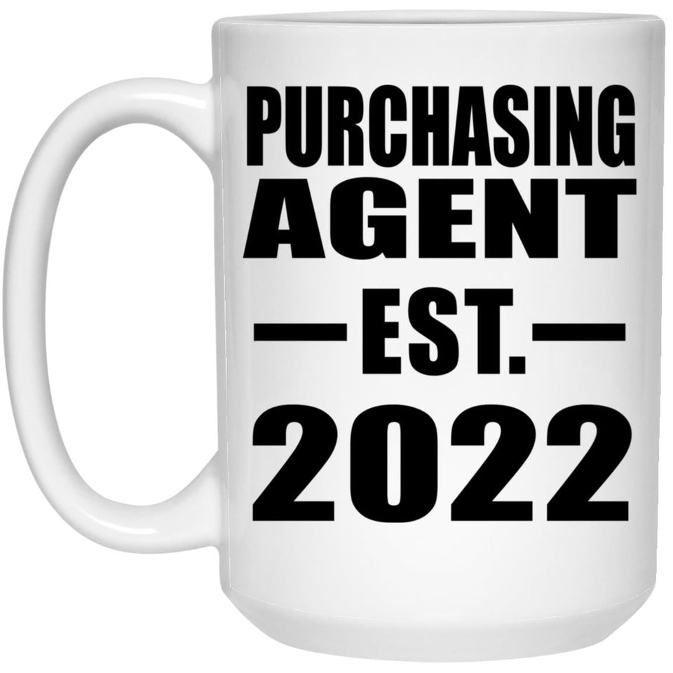 Purchasing Agent Established EST. 2022 - 15oz Coffee Mug
