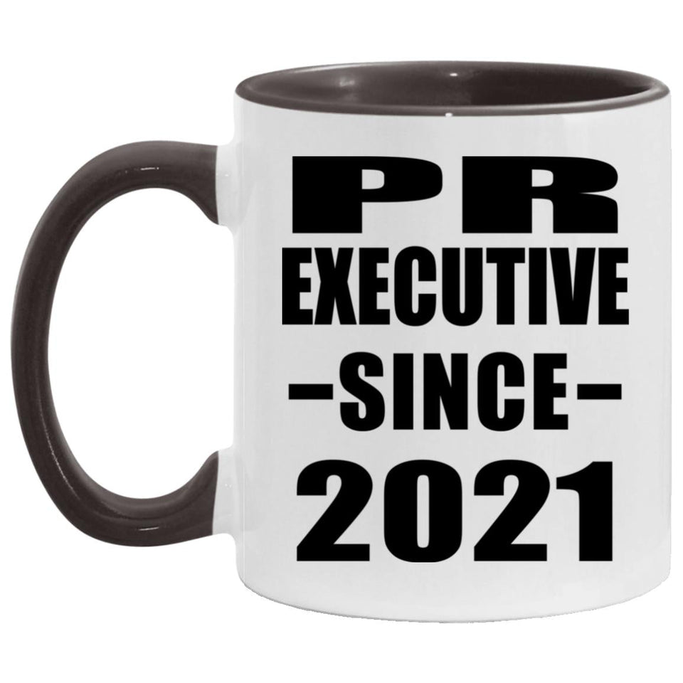 Pr Executive Since 2021 - 11oz Accent Mug Black
