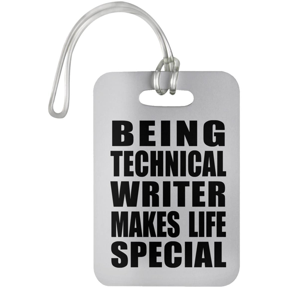 Being Technical Writer Makes Life Special - Luggage Bag Tag