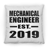 Mechanical Engineer Established EST. 2019 - Throw Pillow