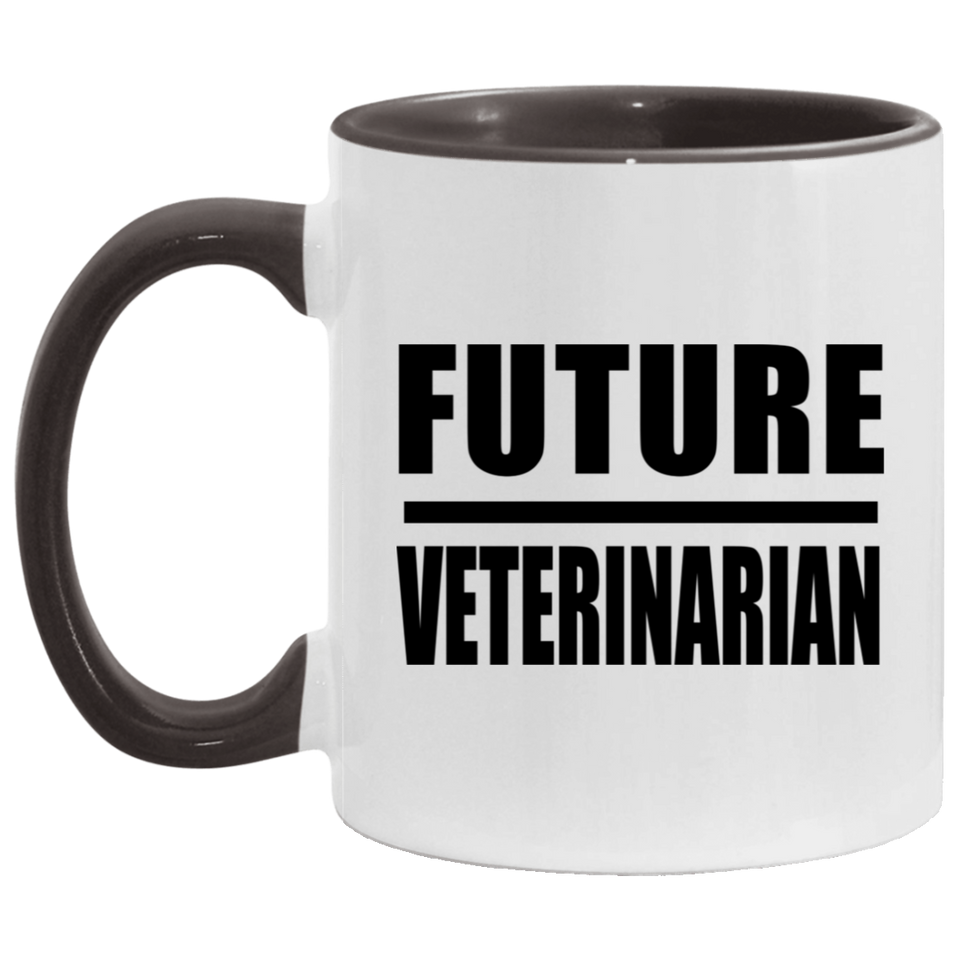 Future Veterinarian - 11oz Accent Mug Black