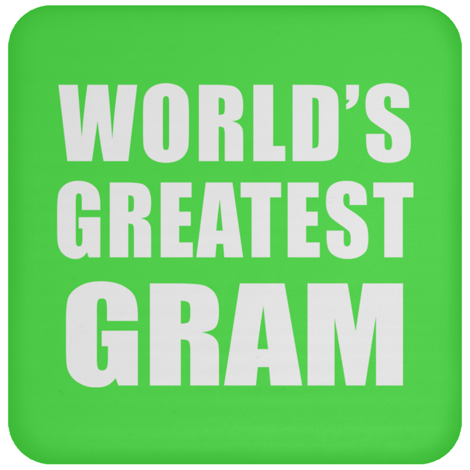 World's Greatest Gram - Drink Coaster