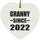 Granny Since 2022 - Heart Ornament