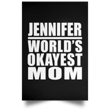 Jennifer World's Okayest Mom - Poster Portrait