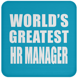 World's Greatest HR Manager - Drink Coaster