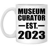 Museum Curator Established EST. 2023 - 11oz Coffee Mug