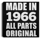58th Birthday Made in 1966 All Parts Original - Canvas Square