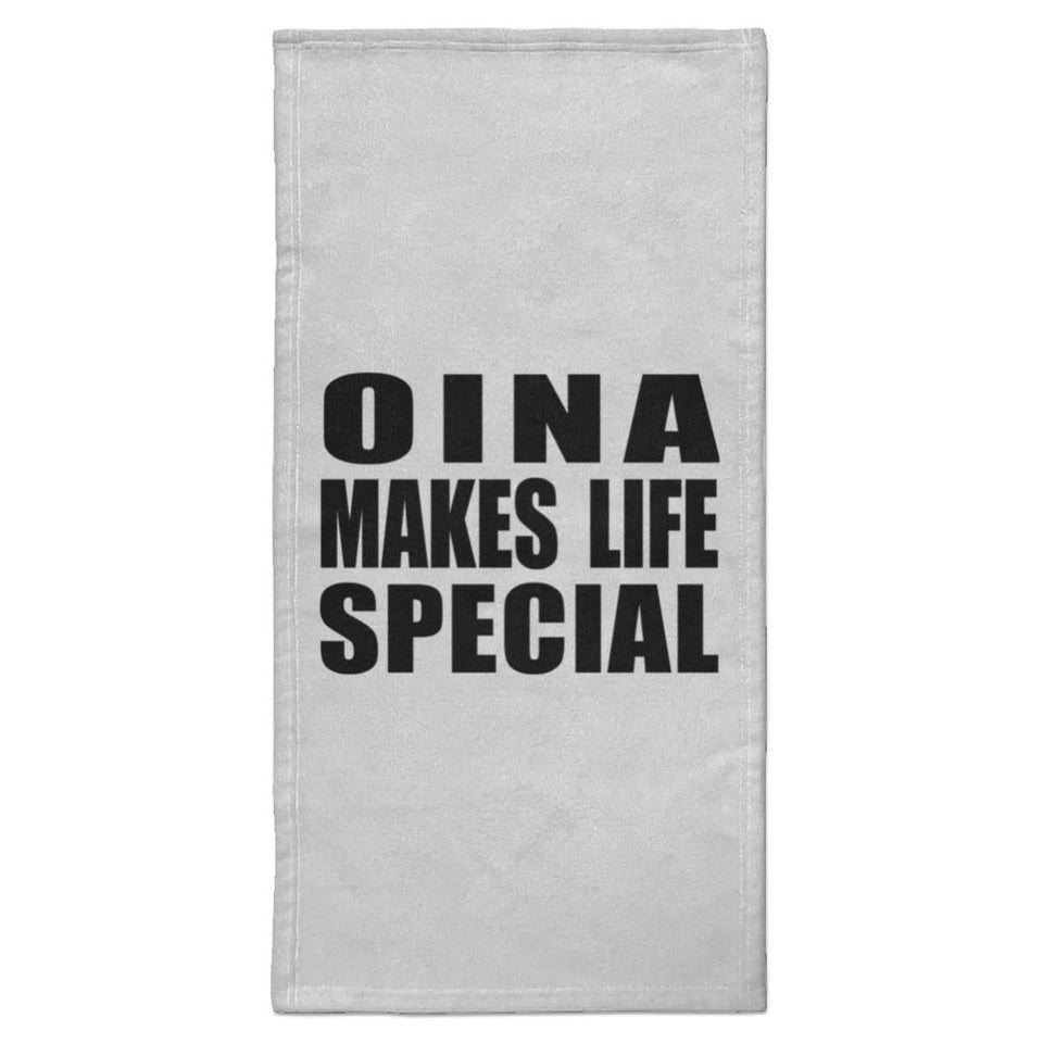 Oina Makes Life Special - Hand Towel
