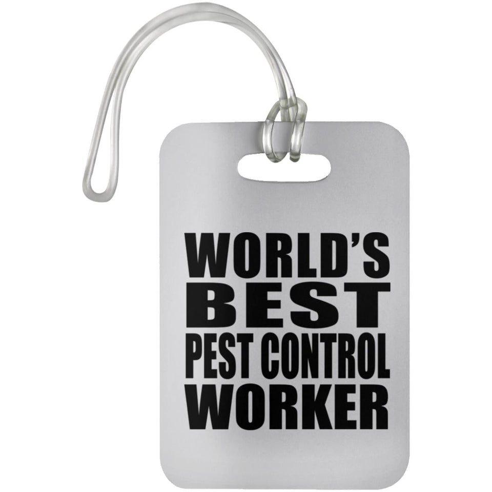 World's Best Pest Control Worker - Luggage Bag Tag