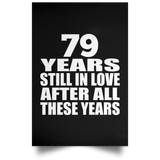 79th Anniversary 79 Years Still In Love After These Years - Poster Portrait