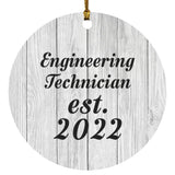 Engineering Technician Established Est. 2022 - Circle Ornament F