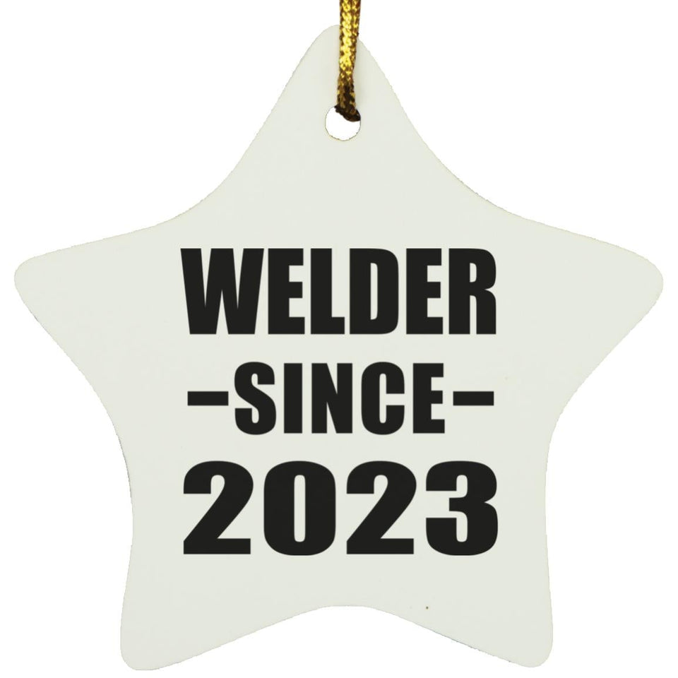 Welder Since 2023 - Star Ornament