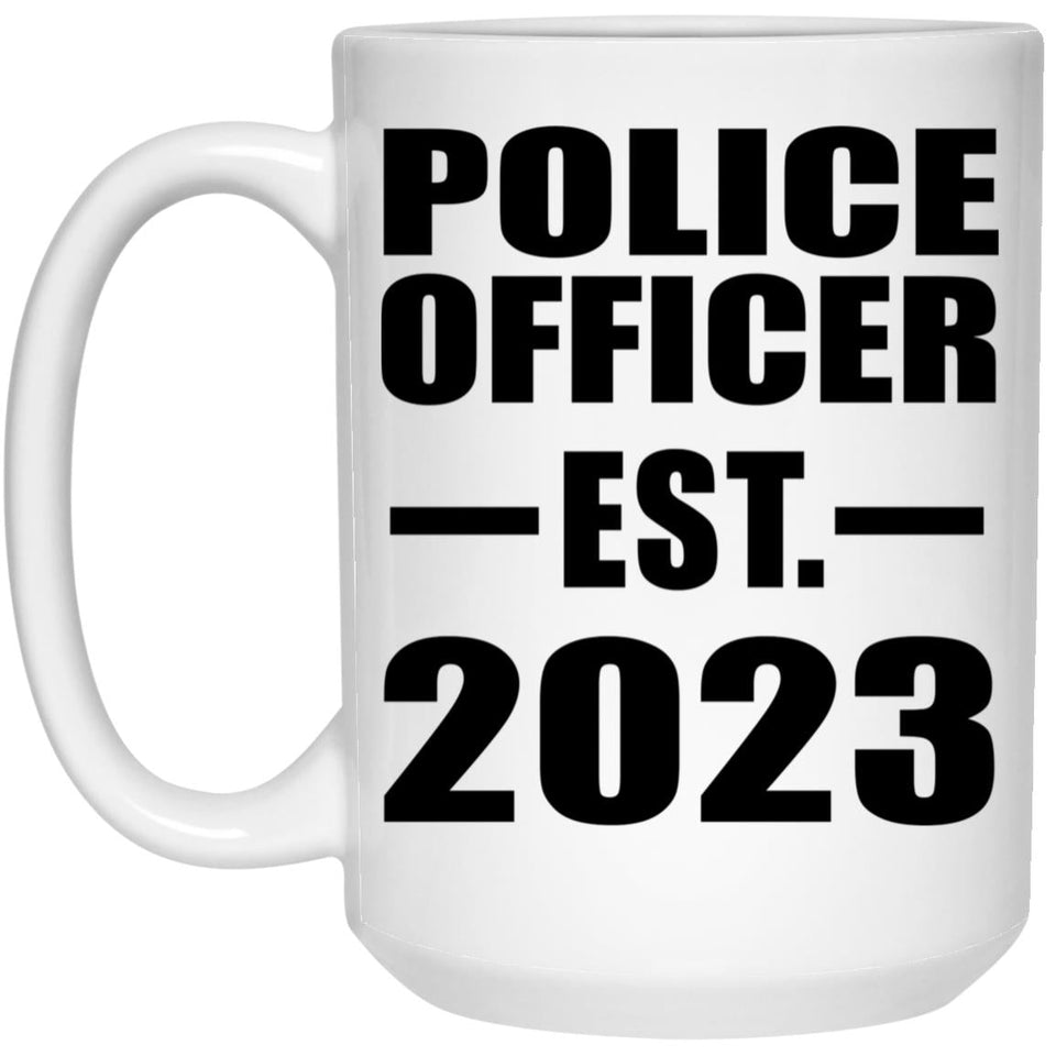 Police Officer Established EST. 2023 - 15oz Coffee Mug