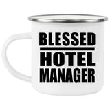 Blessed Hotel Manager - 12oz Camping Mug