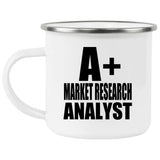 A+ Market Research Analyst - 12oz Camping Mug