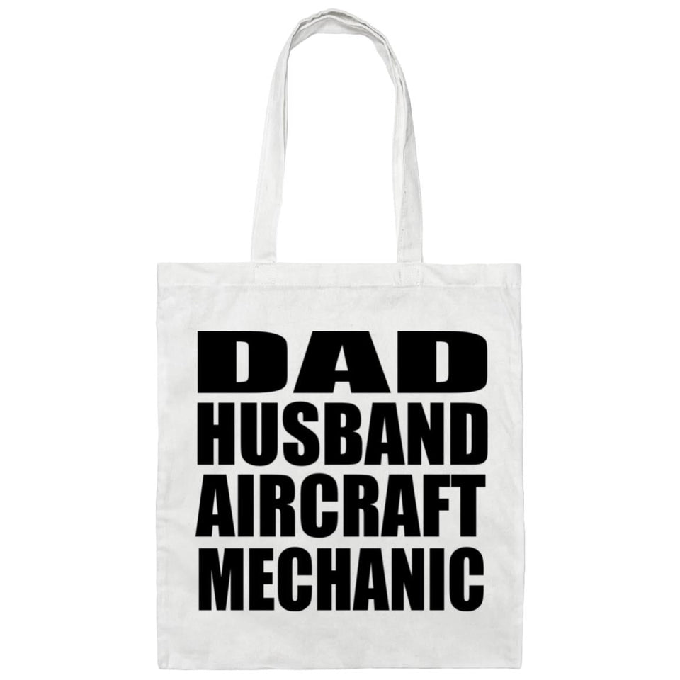Dad Husband Aircraft Mechanic - Tote Bag White