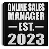 Online Sales Manager Established EST. 2023 - Canvas Square