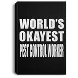 World's Okayest Pest Control Worker - Canvas Portrait