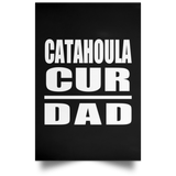 Catahoula Cur Dad - Poster Portrait