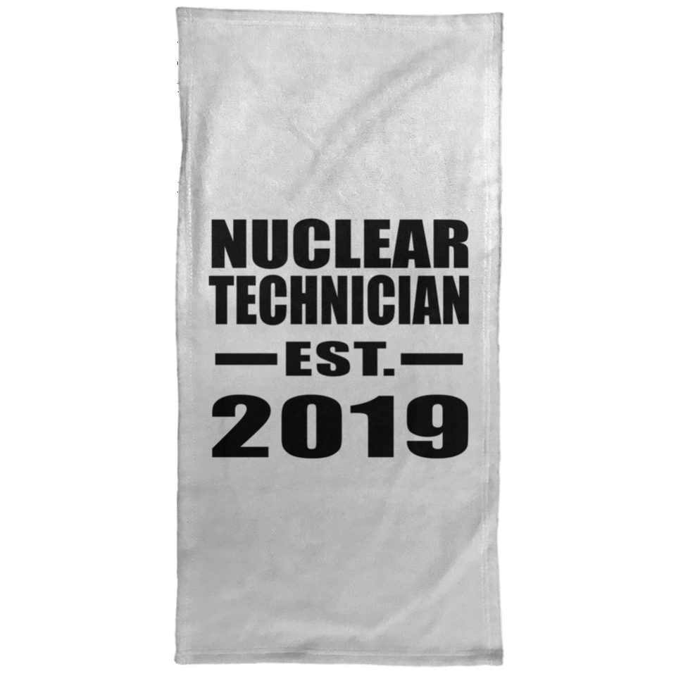 Nuclear Technician Established EST. 2019 - Hand Towel